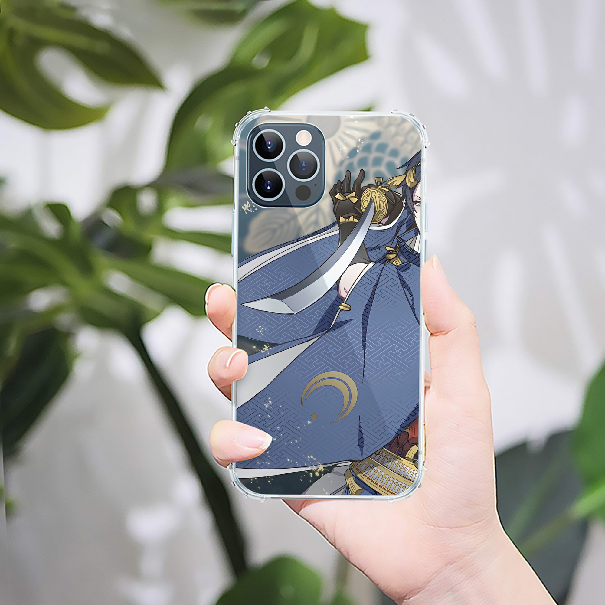 （画像用） 刀剣乱舞 Touken Ranbu 【iPhone 12シリーズ対応】透明スマホケース（クリアソフトケース）